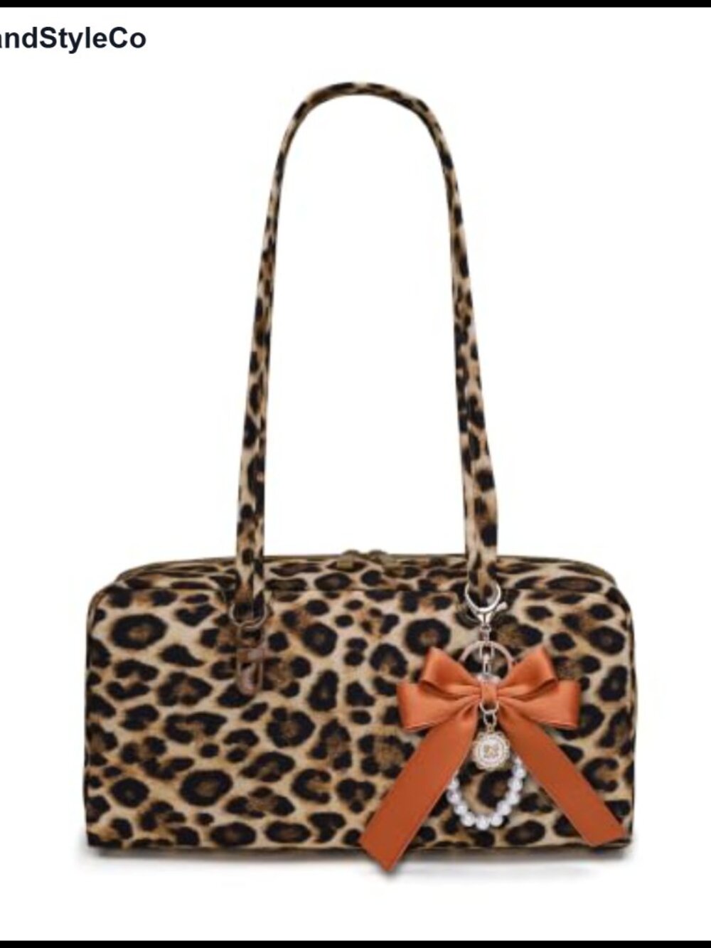 Lightweight Waterproof Polyester Bowler Bag with Bowknot